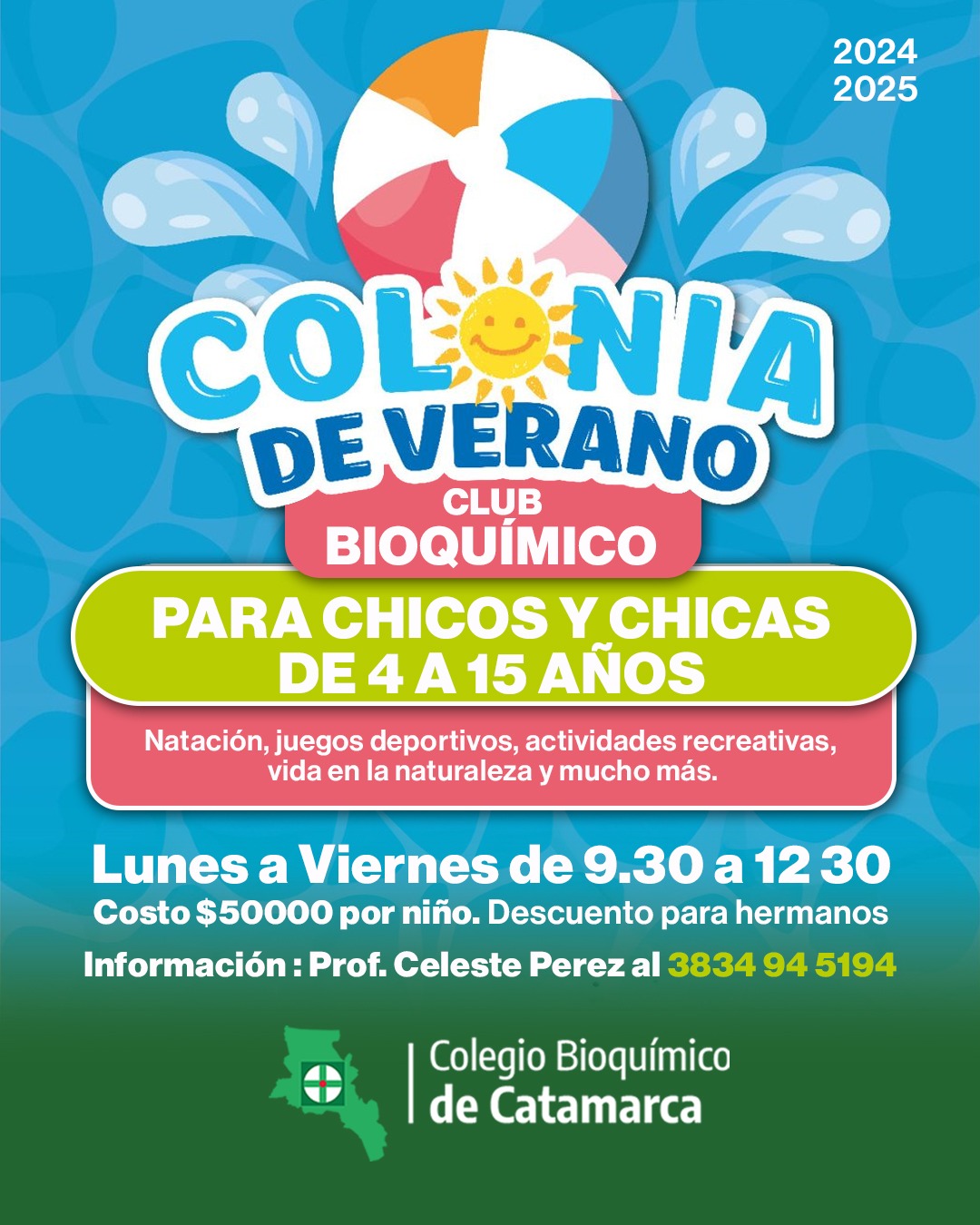 Colonia de vacaciones 2024 - 2025